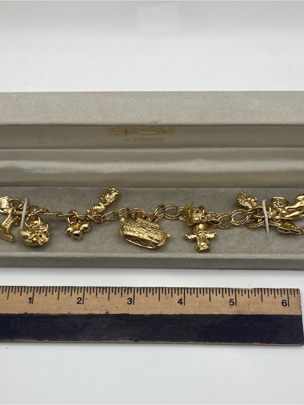 Precious Moments Noah's Ark Charm Link Bracelet 